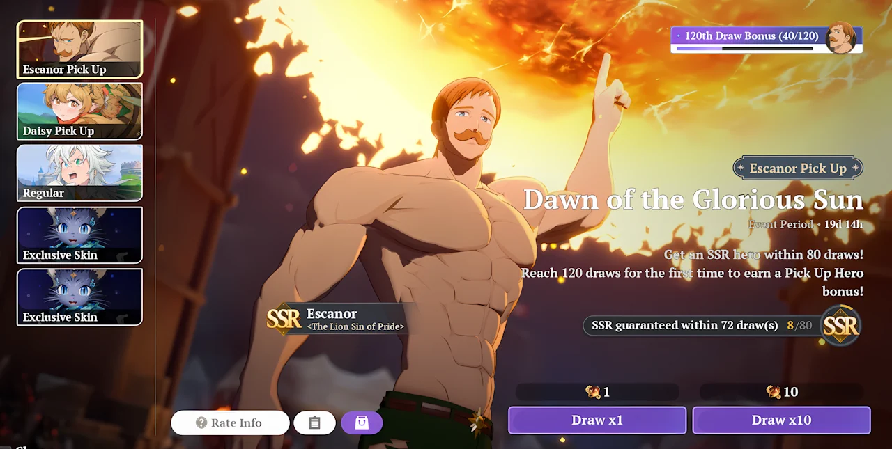 Seven Deadly Sins: Origin Event Banner
