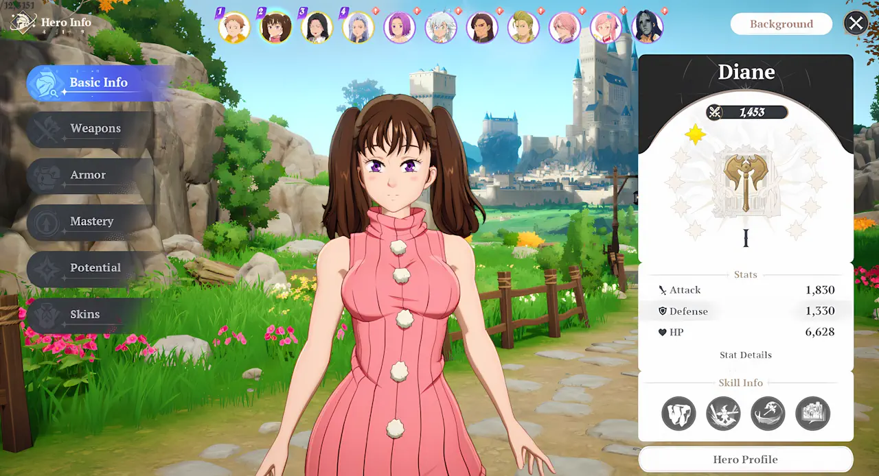 Diane - Seven Deadly Sins Origin