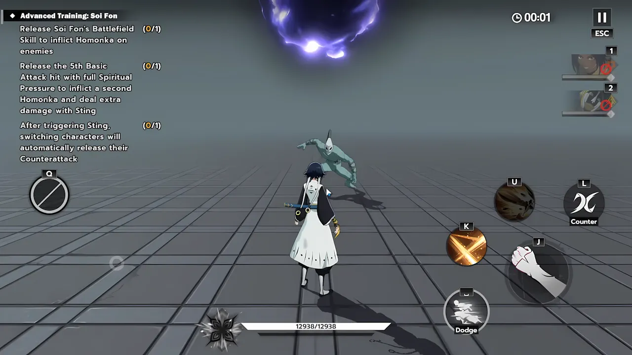 Soi Fon skills