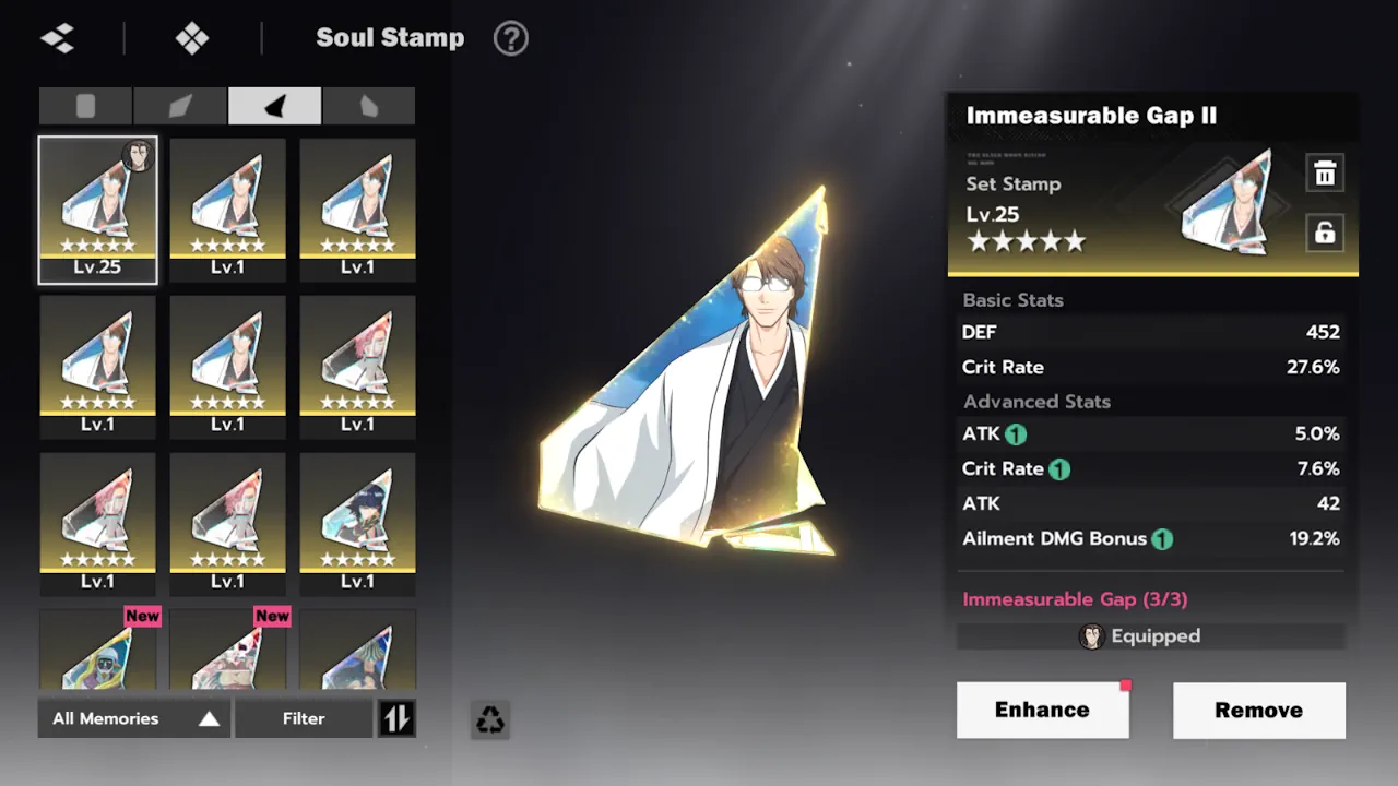 Bleach Soul Resonance Set Stamps