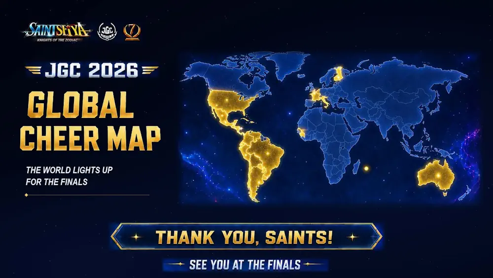 Saint Seiya Awakening — JGC 2026 Finals: Where to Watch, Brackets & Stream Rewards