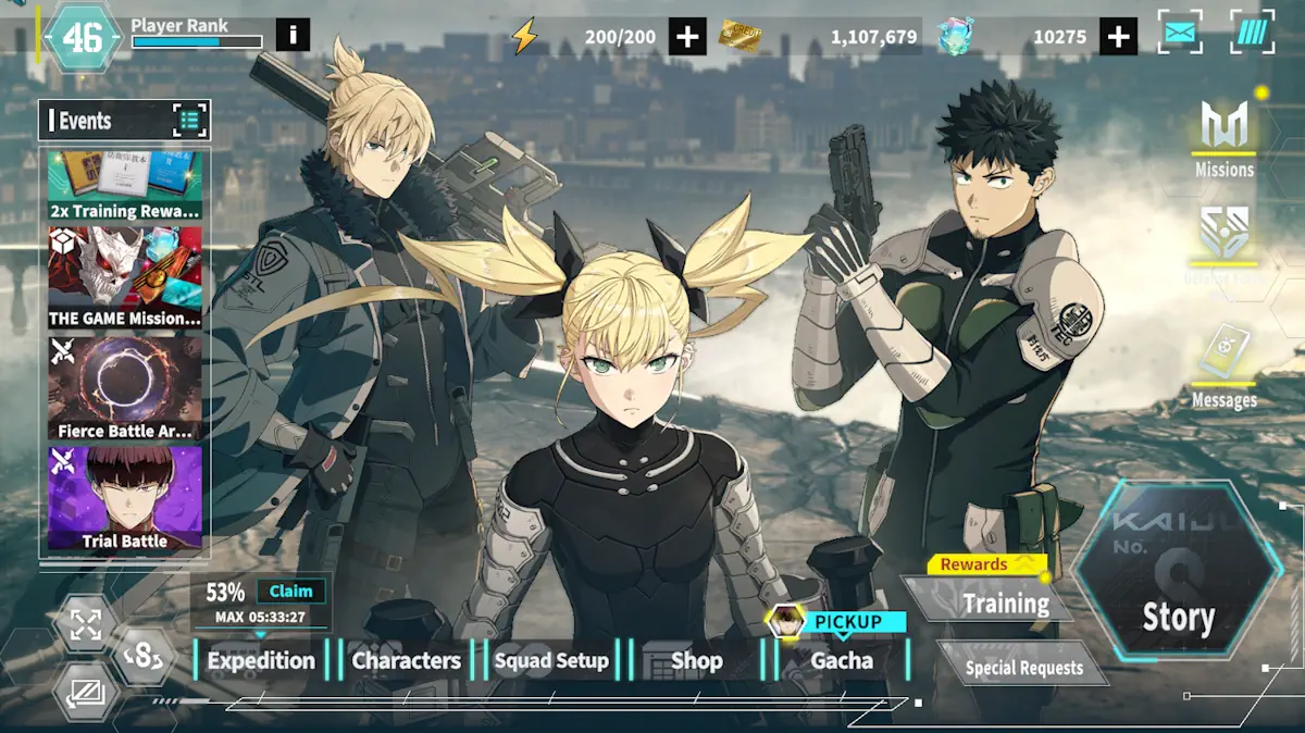 Kaiju No. 8 The Game Event Banner